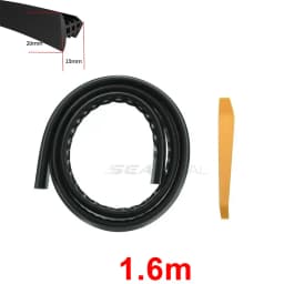 SEAMETAL 1.6m Auto Dashboard Sealing Strip Universal Car Sticker Rubber Seals Noise Insulation for Weatherstrip Car Accessories