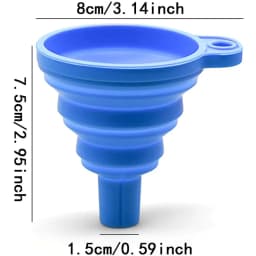Car Engine Funnel Silicone Liquid Funnel Washer Fluid Change Foldable Portable Auto Engine Oil Petrol Change Funnel Accesorios