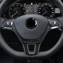 Car Steering Wheel Cover Trim Sticker for Volkswagen VW Golf 7 GTI MK7 POLO Jetta MK6 Tiguan Touran Caddy Amarok Lavida Passat