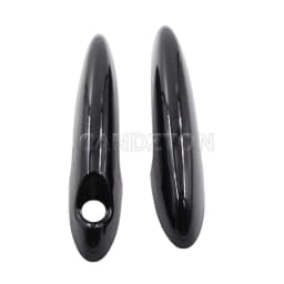 For BMW MINI R50 R52 R53 R55 R56 R57 R58 R59 New 1Pair Door Handle Black or Carbon Fiber Cover Easy Installation Car Accessories
