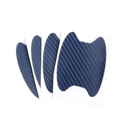 4Pcs/Set Car Styling Mouldings Sticker Car Door Sticker Carbon Fiber Scratches Resistant Cover Auto Handle Protection Film Parts