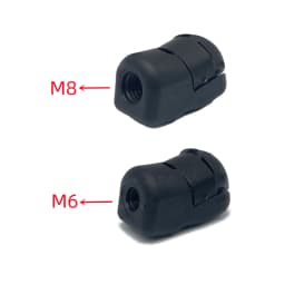 M6/M8 Female Thread End Fitting Connectors Ball Head for Car Strut Lift Supports Rod Damper Shock Replacement Fixed Accessories