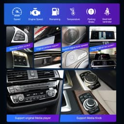 Android 14 Carplay Car Multimedia Player For Audi A6 C7 A7 2012~2018 Touch Screen 4G Music Stereo GPS Navi 8+256GB Auto Radio