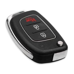 KEYYOU 3 Button Filp Car Remote Key Case For Hyundai HB20 IX35 I45 SANTA FE Accent I40 I20 HY15/HY20/TOY40 Uncut Blade Key shell