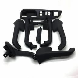 Black Color Interior Door Handle Grab Cover Set For VW Golf 5 GTi MK5 Jetta MK5