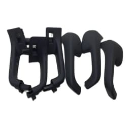 Black Color Interior Door Handle Grab Cover Set For VW Golf 5 GTi MK5 Jetta MK5