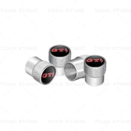 4pcs Car Wheel Tire Valve Core Cap Dust Proof Covers For GTI Lightning Logo Golf MK3 MK4 MK5 Polo Touareg Touran Passat Jetta