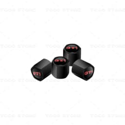 4pcs Car Wheel Tire Valve Core Cap Dust Proof Covers For GTI Lightning Logo Golf MK3 MK4 MK5 Polo Touareg Touran Passat Jetta