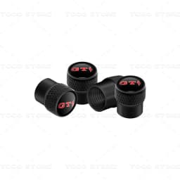 4pcs Car Wheel Tire Valve Core Cap Dust Proof Covers For GTI Lightning Logo Golf MK3 MK4 MK5 Polo Touareg Touran Passat Jetta