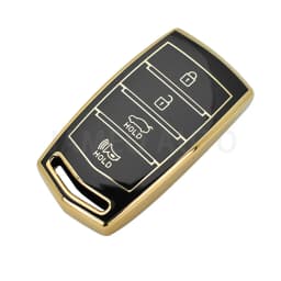 For HYUNDAI 2020 Genesis G70 G80 EQ900 G90 4 Bottons TPU Car Smart Key Case Cover Auto Key Fob Shell Protector Accessories