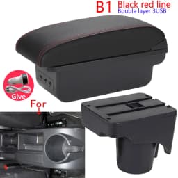 For Volkswagen Golf 6 Armrest Box For VW Golf 6 Golf 5 Mk6 MK5 Jetta 5 Car Armrest For VW Sagitar Storage Box Interior details