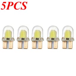 LED W5W T10 194 168 W5W COB 4SMD Led Parking Bulb Auto Wedge Clearance Lamp Canbus Silica Bright White License Light Bulbs