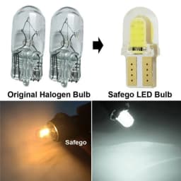 LED W5W T10 194 168 W5W COB 4SMD Led Parking Bulb Auto Wedge Clearance Lamp Canbus Silica Bright White License Light Bulbs