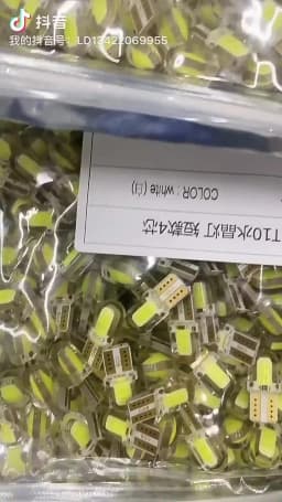 LED W5W T10 194 168 W5W COB 4SMD Led Parking Bulb Auto Wedge Clearance Lamp Canbus Silica Bright White License Light Bulbs