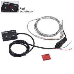 Car Exhaust Temp Gauge Exhaust Gas Meter Digital With Sensor EXT Temperature Meter Turbo for 4WD Hilux Patrol EGT WX-TAG06-QY