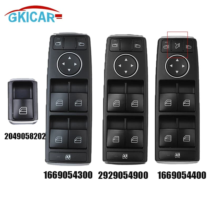 1669054400 2929054900 1669054300 2049058202 Electric Window Switch For Mercedes-Benz W242 W166 X156 C117 CLA GLA GLE GLS