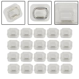 20X Door Trim Panel Clips For BMW 3 Series E46 E90 E91 E92 E93 E53 Plastic 51418215806 Interior Car Truck Panels Accessorie