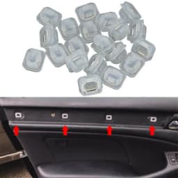20X Door Trim Panel Clips For BMW 3 Series E46 E90 E91 E92 E93 E53 Plastic 51418215806 Interior Car Truck Panels Accessorie