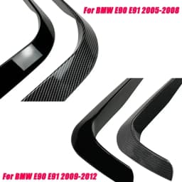 For BMW E90 E91 M Sport Pre-LCI 2005-2012 Front Bumper Canard Splitter Diffuser Protector Cover Guard 320i 330i 316i 318i 335i