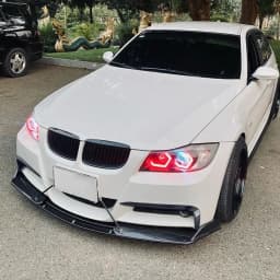 For BMW E90 E91 M Sport Pre-LCI 2005-2012 Front Bumper Canard Splitter Diffuser Protector Cover Guard 320i 330i 316i 318i 335i