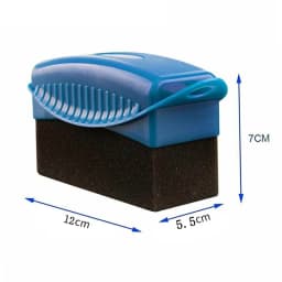 Car Wheel Polishing Waxing Sponge Brush With Cover ABS Washing Cleaning Tire Contour Dressing Applicator Pads Detail Accessories