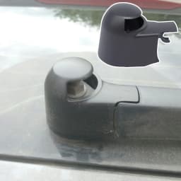 Rear Wiper Arm Rocker Bolt Cover Cap Washer Jet Nozzle For VW Polo 6C1 6R1 9N Vivo 2001 2002 2003 2004 2005 2006 2007 2008 2009
