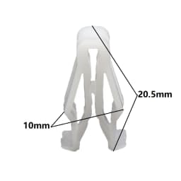 50pcs Center Console Radio DVD Dash Panel Switch Bezel Clip Body Trim Retainer for Car Instrument Audio Navigation Fasteners