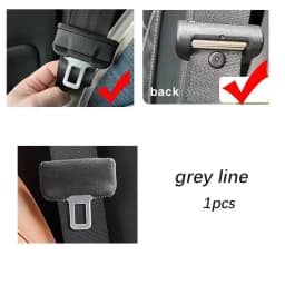 For BMW Mercedes-Benz Audi Hyundai Kia Honda Tesla Toyota Volkswagen Ford Skoda Car Seat Belt Buckle Protector Cover Accessories