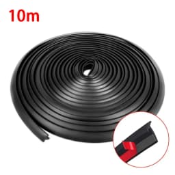 SEAMETAL Universal Car Rubber Sealing Strip Slanted T-Type Auto Door Seal Rubber Weatherstrip Edge Sealant for Car Accessories