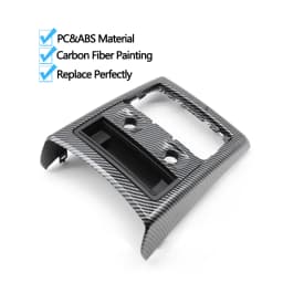 Upgraded Rear Air Conditioning AC Vent Grille Outer Frame Ashtray Cover Trim Replacement For BMW 3 Series E90 E91 2005-2012