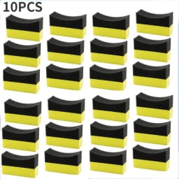 10Pc Tyre Polishing Waxing Sponge Detailing Applicator Sponge Applicator Pads Tire Wash Wipe Cleaning Tool Car Cleaning Brush