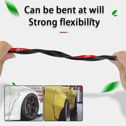 BLALION 2/5/10M Car Rubber Sealing Strip Slanted T-shape Auto Seal Weatherstrip Edge Trim Car Bumper Fender Flare Arch Sealants