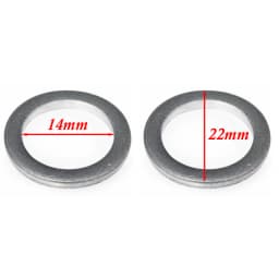 20/10Pcs For Honda Accord Civic CRV CRZ HRV Acura 14MM Oil Drain Plug Crush Washers Gaskets 9410914000 94109-14000 94109 14000