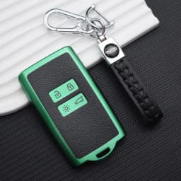 TPU Leather Car Key Cover For Renault Captur Koleos Kadjar Arkana Megane Dacia Duster Sandero Stepway Smart Remote Control Case