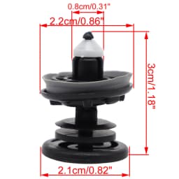 10Pcs For VW Golf MK6 Mk7 2008 - 2018 Passat B7 B8 Polo 6R Sharan Touareg 7P Beetle 5C Caddy 2K Door Panel Card Trim Clip Rivets