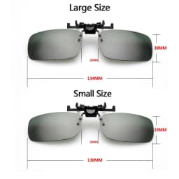 Car Night Safety Driving Glasses Clip On Sunglasses For Men Women Night Vision Glasses Anti-glare Driver Goggles Sunglasses