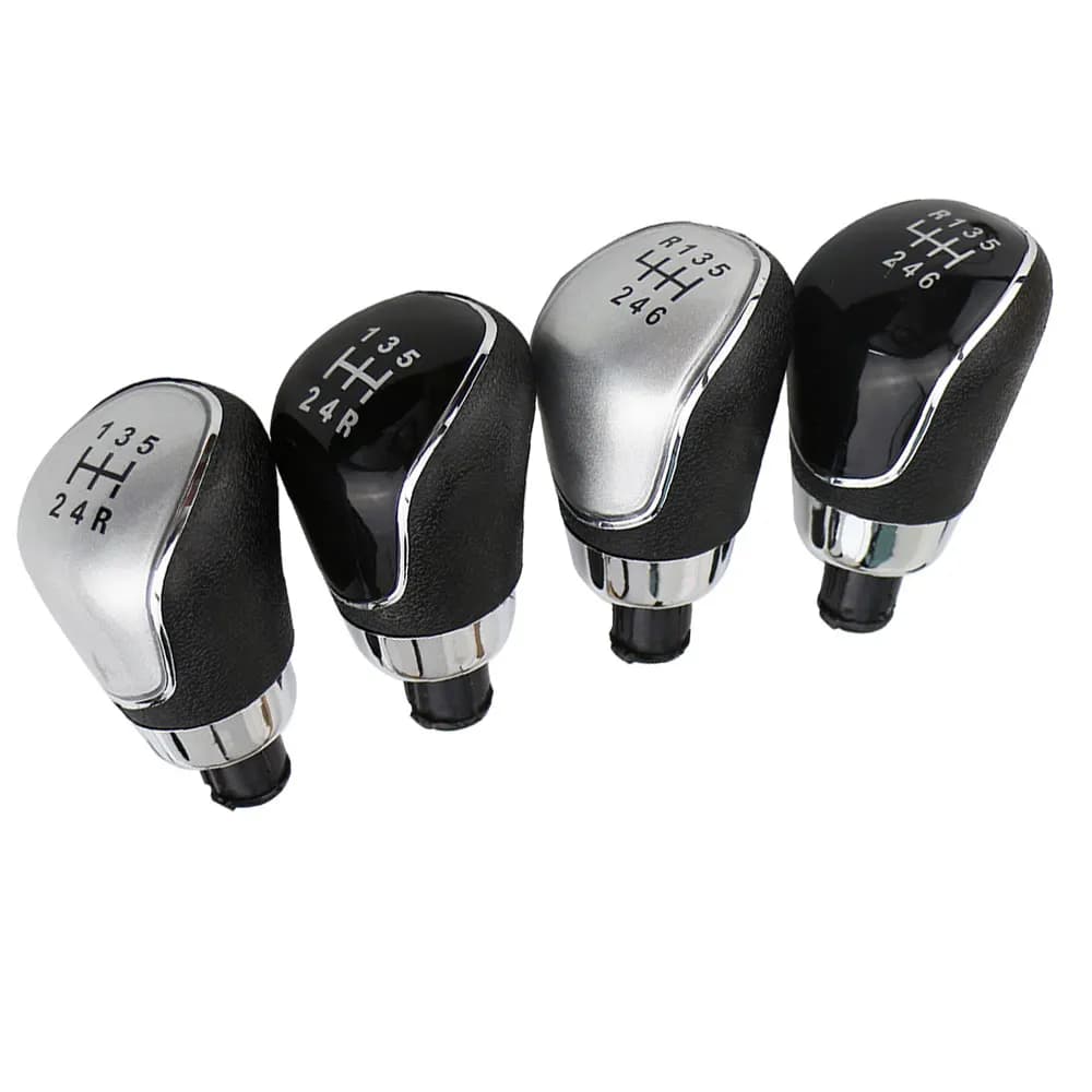 5 6 Speed Manual Car Gear Head Shift Knob for Ford Focus 2 3 MK2 MK3 2005 - 2015 Fiesta Ecosport C-Max Kuga S-max Accessories