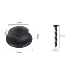 Car Trunk Hooks Organizer Back Rear Cargo Mounting Luggage Net Fixing Fastener Hooker Car Modified with Screw Adhesive Tape Kit