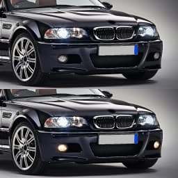 For BMW E39 M5 2001 2002 2003 E46 3 Series M3 2002 2003 2004 2005 2006 Fog Lights Headlight Front Driving Lamp Halogen LED Bulbs