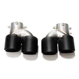 Quad Carbon Fiber Exhaust Tips for BMW G22 G23 M440i G20 M340i G42 M240i 2021+ Dual M Performance Muffler Tailpipe Endrohre
