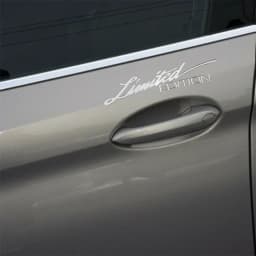 2* Universal Car Stickers Silver Limited Edition Logo Badge Badge Metal Sticker Decal Car Accessories