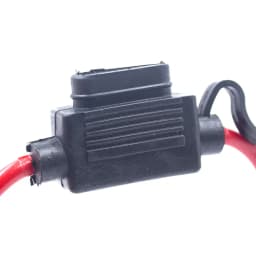 2Pcs Fuse Holder Medium Standard ATC ATO Fuse Box Socket Waterproof with Cable 5A 7.5A 10A 15A 20A 25A 30A 35A Fuse