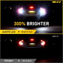 AUXITO 2X P21W BA15S 1156 LED Light 7506 BAY15D 1157 P21/5W LED Bulbs Super Bright White Car Parking Position Reverse Lights DRL