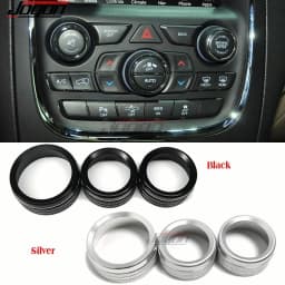 For Dodge Durango 2014 2015 2016 2017 2018 2019 2020 Car Volume Control Cover AC Switch Button Trim Interior Accessories
