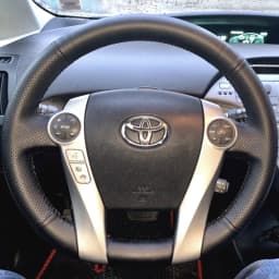 DIY Hand sewing Microfiber Leather Auto Car Steering Wheel Cover For Toyota Prius 30(XW30) 2009-2017 Prius C(US) Car Accessories