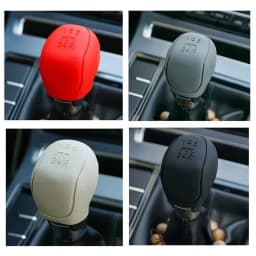 Car Manual Gear Shift Knob Cover Silicone Anti-slip Grip Covers Manual Handle Silicone Protection Auto Interior Accessories
