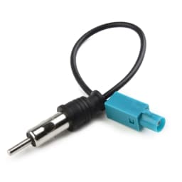 Universal Car FM AM Stereo Radio Antenna Adapters Cable Fakra-Z Male To DIN Plug 15cm FM/AM Aerial To DIN Car Replacement Parts