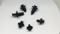 20Pcs Fit For 6MM 7MM 8MM 9MM 10MM Hole Auto Clips Bumper Fasteners Black Plastic Automotive Screw Retainer Clip Car Fender Clip