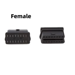 12/24V Car Accessories OBD2 16Pin Female/male Connector Plug Adapter OBD OBDII EOBD J1962 OBD2 16Pin Wiring Adapter 16Pin Plug