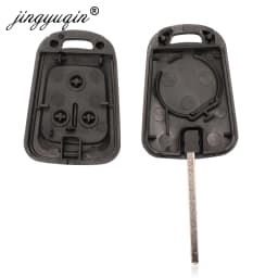 jingyuqin Remote Key Shell for Chevrolet Camaro Sonic Cruze Malibu Volt Spark Equinox Key Fob Case 2/3 Button Replacement